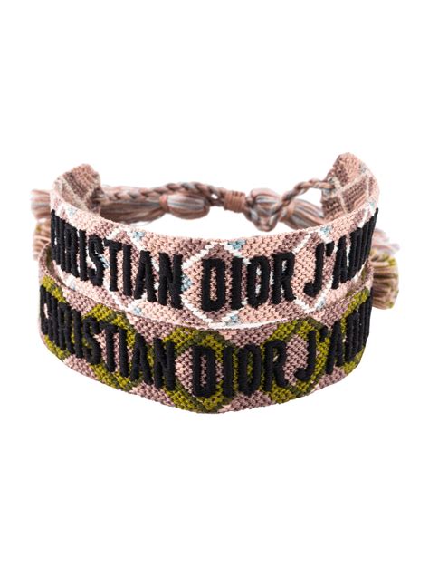 christian dior bracelet orange|Christian Dior bracelet woven price.